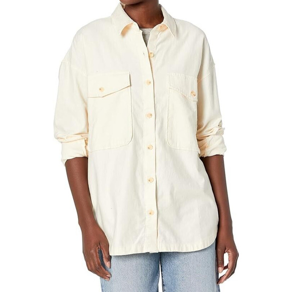 NWOT UGG Cream Button Down Shirt for Women - Picture 1 of 10